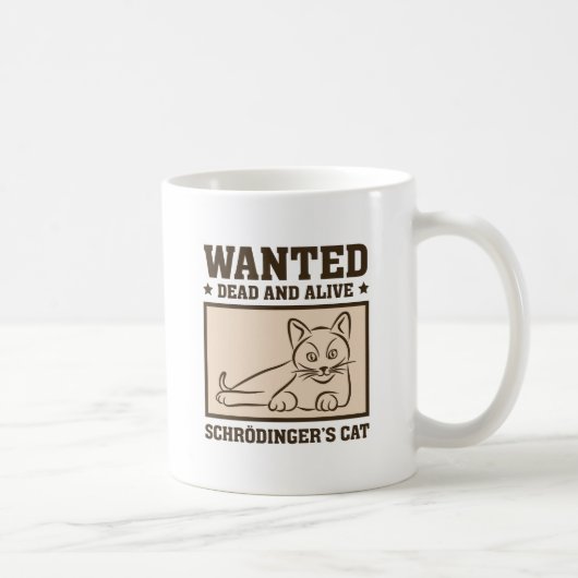 Mug Le chat de Schrodinger (Droite)