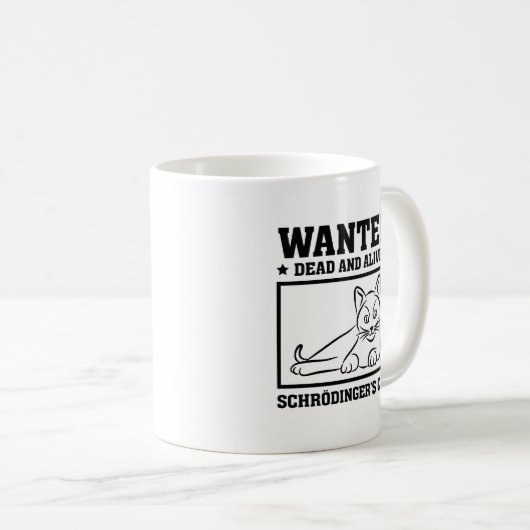 Mug Le chat de Schrodinger (Devant droit)