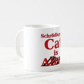 Mug Le chat de Schrodinger est les morts vivants (Devant gauche)