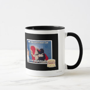 Mug Le chat de sous-sol obtient le charbon