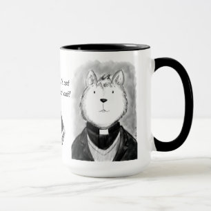 Mug Le chat du ministre mignon personnalisé