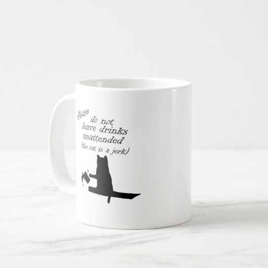 Mug Le chat est un Jerk (Devant gauche)
