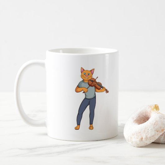 Mug Le chat et la confiture - La confiture de café (Avec donut)