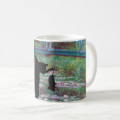 Mug Le chat et la souris noirs accrochés (Devant droit)