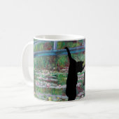 Mug Le chat et la souris noirs accrochés (Devant gauche)