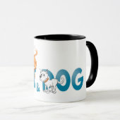Mug Le chat et le chien. (Devant droit)