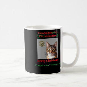 Mug Le Chat Frappe Sur L'Arbre De Noël