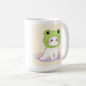 Mug Le chat grenouille mignon (Devant droit)