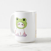 Mug Le chat grenouille mignon (Devant gauche)