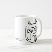 Mug Le chat heureux de Gracey ! (Devant droit)
