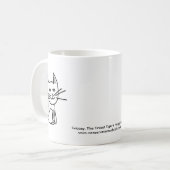 Mug Le chat heureux de Gracey ! (Devant gauche)