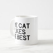 Mug Le chat m'aime (Devant gauche)