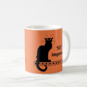 Mug Le Chat Noir non impressionné (Devant droit)