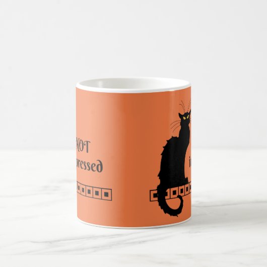 Mug Le Chat Noir non impressionné (Centre)