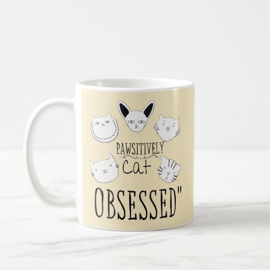 Mug Le chat "pécheresse" observé (Gauche)