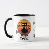 Mug Le chat sorcier ou traiter l'aventure d'Halloween (Gauche)