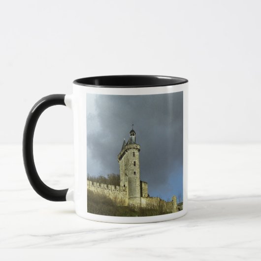 Mug Le château du Château de Chinon sur une colline (Gauche)