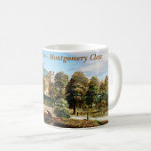 Mug Le château Eglinton du Clan Montgomery écossais (Devant droit)