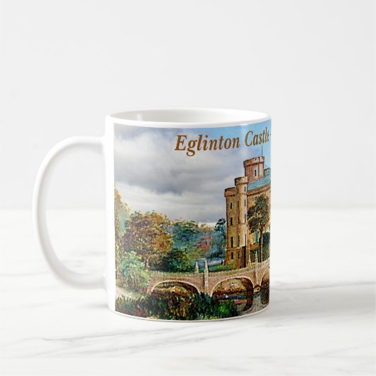 Mug Le château Eglinton du Clan Montgomery écossais (Gauche)