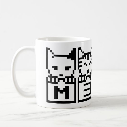 MUG LE CHATS M30W 8 BITS (Gauche)