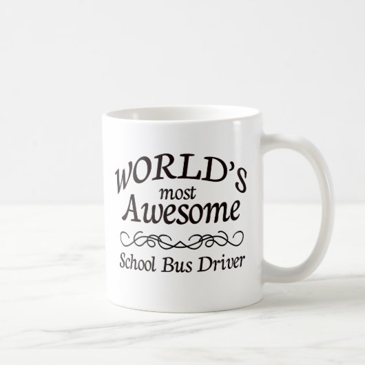 Mug Le chauffeur d'autobus scolaire le plus (Droite)