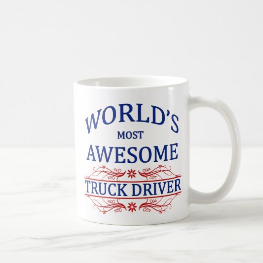 Mug Le chauffeur de camion le plus impressionnant du (Droite)