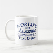 Mug Le chauffeur de taxi le plus impressionnant du (Gauche)