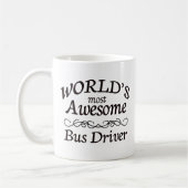 Mug Le chauffeur du bus le plus impressionnant du (Gauche)