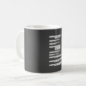 Mug le chef cuisinier cuisinier cuisinier couteaux cou (Devant gauche)