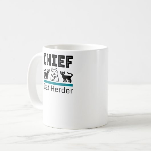 Mug Le chef de l'Herder Funny (Devant gauche)