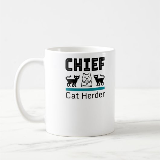 Mug Le chef de l'Herder Funny (Gauche)