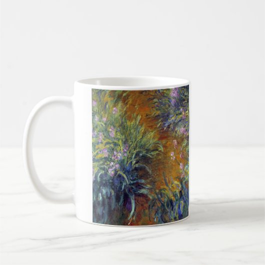 Mug Le chemin à travers les Irises par Claude Monet (Gauche)