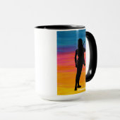Mug Le chemin de la fille guerrière (Devant droit)