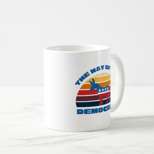 MUG LE CHEMIN DU DÉMOCRATE (Devant droit)