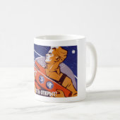 Mug Le chemin est ouvert pour des humains - l'espace (Devant droit)