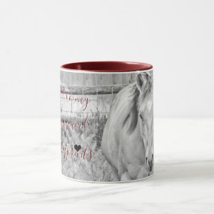 Mug Le chemin vers mon coeur (noir et blanc)