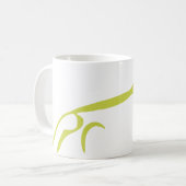 Mug Le cheval blanc d'Uffington (Devant gauche)