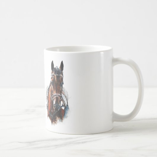 Mug le cheval de trot art. me customisent (Droite)