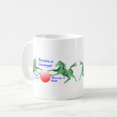 Mug Le cheval est encouragé (Devant gauche)