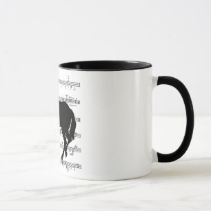Mug Le cheval français de musique s'est levé
