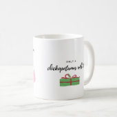Mug Le chickopotamus pour Noël (Devant droit)