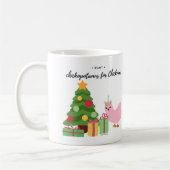 Mug Le chickopotamus pour Noël (Gauche)