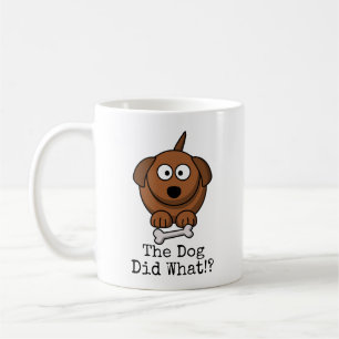 Mug "Le Chien A Fait Quoi ! ?" Dessin