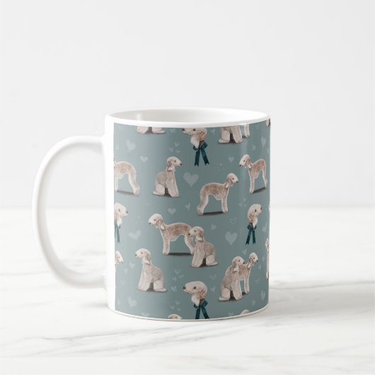 Mug Le chien Bedlington Terrier (Gauche)