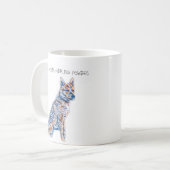 Mug Le Chien De Combat D'Heeler Qui Possède Des Pouvoi (Devant gauche)