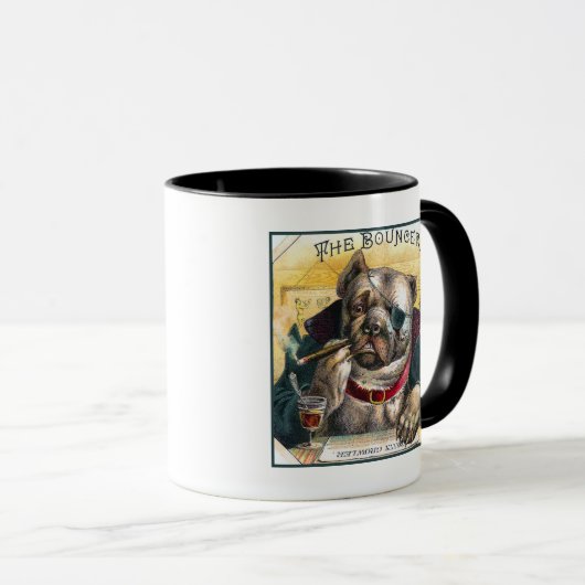 Mug Le chien de videur (Devant droit)