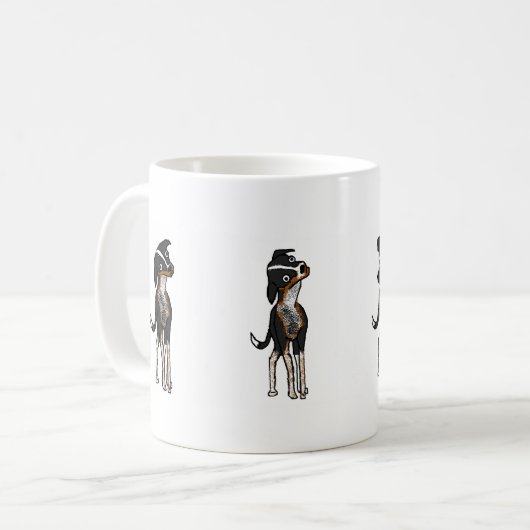 Mug Le chien est confus (Devant gauche)