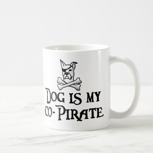 Mug Le chien est mon Co-pirate (Droite)
