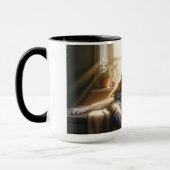 Mug Le chien et le chat qui bouillonnent. (Gauche)