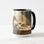 Mug Le chien et le chat qui bouillonnent. (Devant droit)